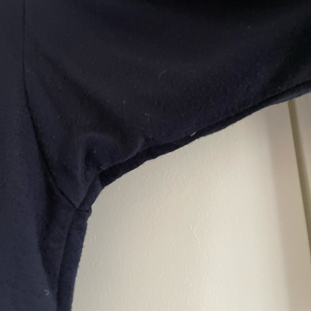 Lou & Grey Cowl Neck Sweatshirt in Navy - Picture 7 of 8